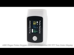 Λευκό Finger Tip Pulse Oximeter LCD TFT