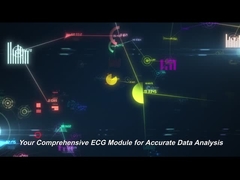 ECG007 εγχειρίδιο ενότητας ποσοστού ECG Spo2 Resp ποσοστού καρδιών συνδετήρων θερμοκρασίας