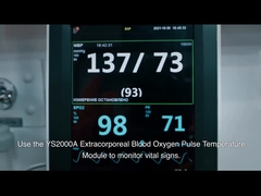 Ιατρικός υπομονετικός κορεσμός οξυγόνου αίματος εξαρτημάτων οργάνων ελέγχου που ανιχνεύει την ενότητα