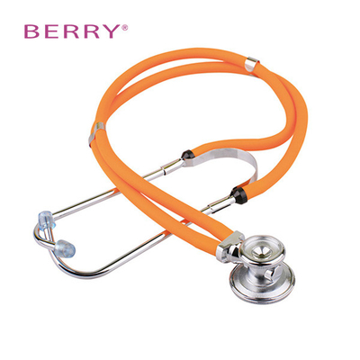 Double Head Double Membrane Orange Stethoscope Digital