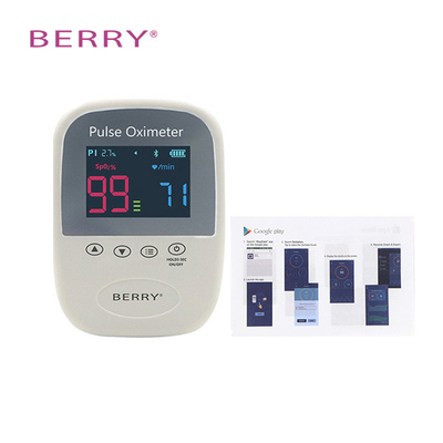 Plastic Handheld Pulse Oximeter Adjustable Limit Class II