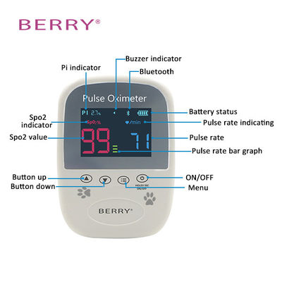 10-Hour Battery Life Veterinary Patient Monitor With PI Parameters